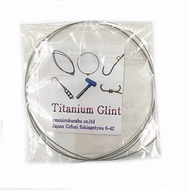 Titanium Glint Ultra-fine 0.1mm Freely Bendable Wire (1m)