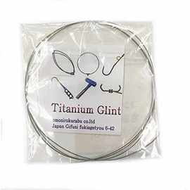 Titanium Glint Ultra-fine 0.1mm Freely Bendable Wire (1m)