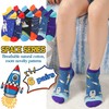 Welwoos Children's Funny Socks Boys Sneaker Socks Colourful Short Children's