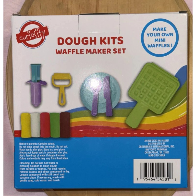 Curiosity new Curiosity Dough Kits Waffle Maker Set