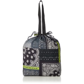 KiU K82-228 Waterproof Waterproof Bag Cover, Tote Bag, 2-Way Eco Bag, Compact, Packable, Foldable, Men's, Women's, Bandana, Patchwork