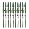 Elionless 40 Pcs Carp Fishing Kit, Anti Tangle Sleeves Tail