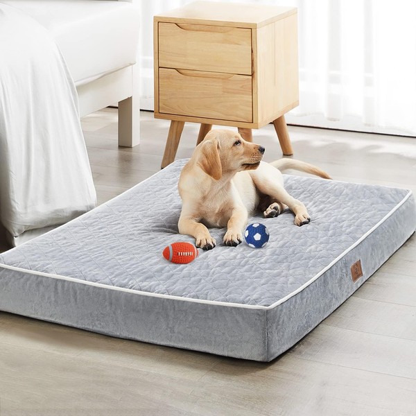 WNPETHOME Orthopedic XL Dog Bed for Crate, Waterproof Extra Large