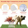 Sysmashing 8Pcs Fake Grass Plants Pee Post for Dogs to
