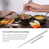 iBasingo Titanium Foldable Chopsticks Camping Travel Retractable Chopsticks Ultralight Reusable