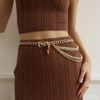 CHIC DIARY Chain Belt for Women Metal Gold Waist Chain