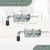 Pack of 2 Spring Latch Gate Latch, 304 Stainless Steel