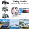Acegoo 19mm 12V ON/Off Switch 5A Push Button SPST Switch