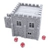 Norman Square Keep by Printable Scenery, 3D Printed Tabletop RPG