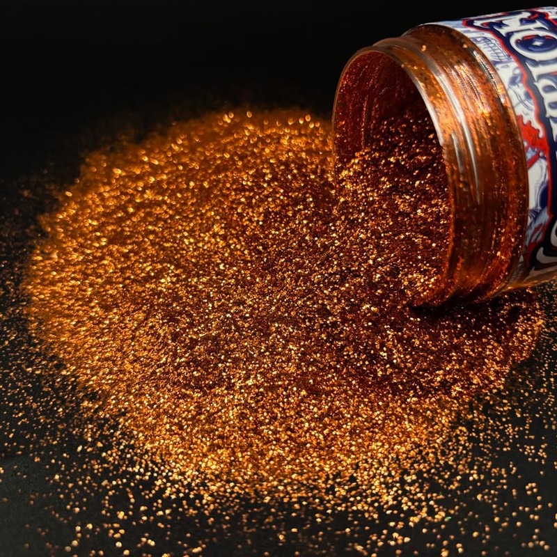 KOLOR KOALITION Automotive Metal Flake 4oz (24 Carrot Orange)
