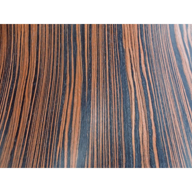 Macassar Ebony composite wood veneer paper backer Ebony Macassar composite