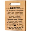 Daughter Gift from Mom Dad, Cutting Board Gifts for Daughter,