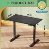 DEVAISE Electric Standing Desk Adjustable Height, 48" x 24" Whole
