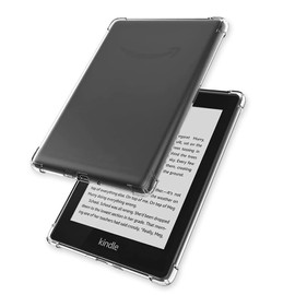 Janety Funda-para-Kindle 7 Pulgadas(12th Generación 2024), Paquete de 2, Kindle-Funda Transparente de Silicona TPU Antigolpes