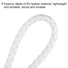PATIKIL Braided Leather Keychain, 2 Pack PU Key Ring Woven