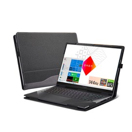 Laptop Cover for HP OMEN 16 16.1"(16t-k000/ 16t-b100/16-n0797nr/16zn000/16-k0797nr/16zn000) PU Leather Detachable Cover (16.1-Gray)