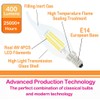 Lamsky E14 LED Bulb European Base 4W LED Chandelier Light