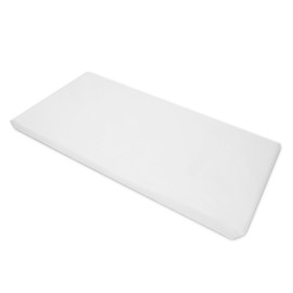 American Baby Company Cotton-Polyester Blend, Fitted with Elastic Corners Standard Day Care Nap Mat Sheet, White, 24 x 48 x 4, for Boys and Girls