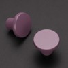 Ravinte 3 Pack Cabinet Knobs Purple Kitchen Cabinet Knobs Round