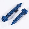 Wensilon(100 PCS) 1/4" * 1-1/4" Slotted Hex Washer Head Concrete