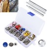 Snap Fastener Kit Metal Press Stud Leather Tich Button Tool