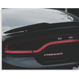 Reflective Concepts - Charger Trunk Badge Overlay Decal Stickers - 2015-2023 Charger - (Color: Pink)