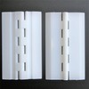 Pack of 2 x White Acrylic Hinges 75mm x 45mm