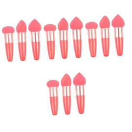 minkissy Sets Makeup Brush Pen Set Heart Shape Puff Makeup Pens Multifunctional Beauty Tools for Foundation Concealer Blush Portable Pcs
