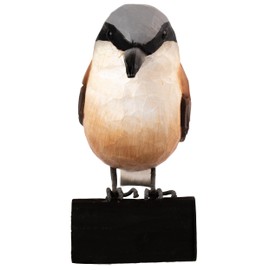WILDLIFEGARDEN DecoBird WG4447 - Hand-Carved Decorative Wooden Bird - Medium European Birds