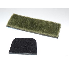 SuperHair Traditional Arrow Rest & Silent Plate Archery Adhesive Backed Recurve & Longbow (Green Hair)