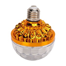 Color Rotating Bulb E27 RGB Color Changing Party LED Bulbs for Indoor Outdoor Parties, Photography US Plug 110‑240V