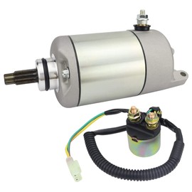 Soarider Starter & Relay for 2007 2008 Honda TRX300EX SporTrax 300 EX 2009 TRX300X, 31200-HM3-671 18329 SM13422, 2007 2008 SporTrax TRX300EX Starter for 2009 TRX300X