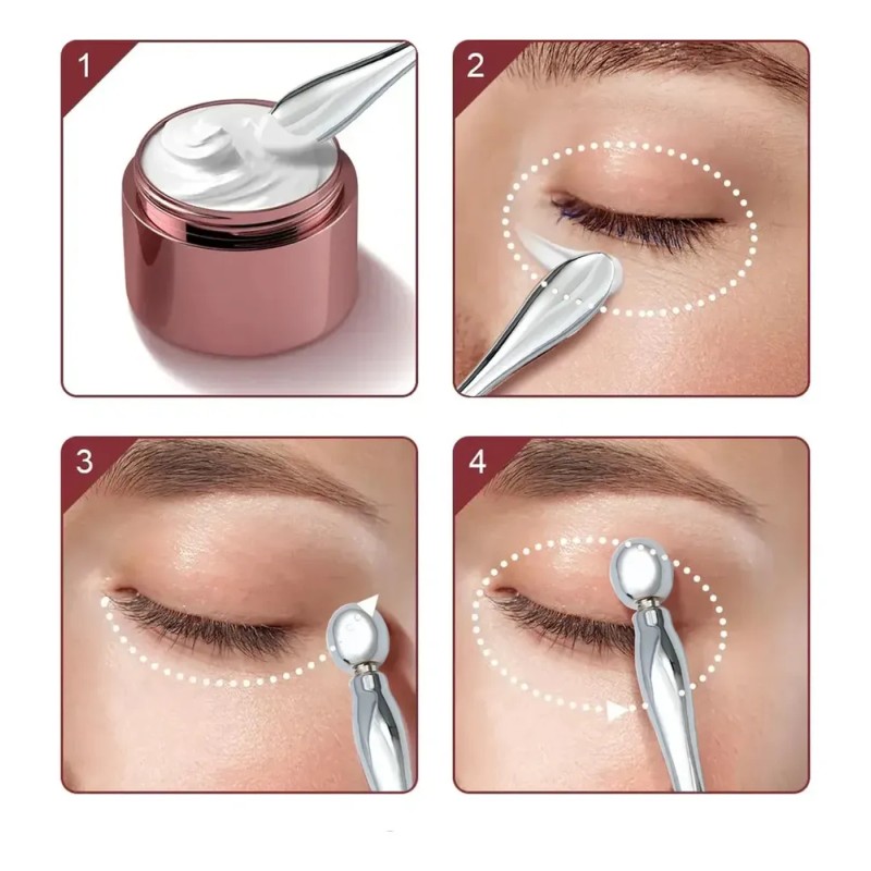 Kit Gua Sha Facial AVENIX de Acero Inoxidable para Masaje