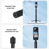 Bullet Time Handle Tripod with Invisible Selfie Stick, 120cm Extension