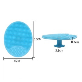 2 Stück Gesichtsreinigungsbürste Silikon-Gesichtsmassagegerät-Bürste Gesichtspeeling-Pads für Peeling, Anti-Aging-Hautreiniger und Tiefenpeeling-Make-up-Tool für alle Hauttypen