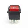 Unbranded/Generic 2 Red Rocker Switch LED Backlight ON/OFF/ON 3-Position DPDT
