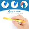 cobee Pen Style Erasers, 6 Pieces, Retractable Click Eraser with
