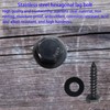 Evecad 25PCS 1/4" x 1-1/4" Hex Head Lag Screws, Stainless