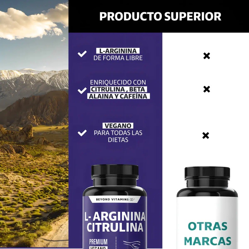Arginina 1000mg Citrulina Beta Alanina Cafeína Guaraná Aminoácido Esencial Como
