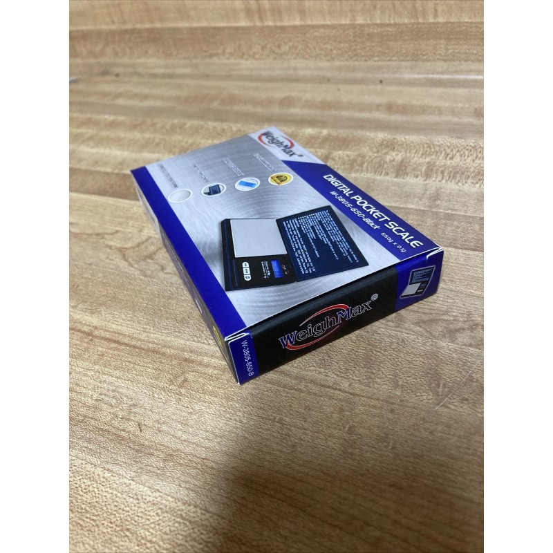 Weighmax W-3805-650 Black Digital Pocket Scale 650g x 0.1g New