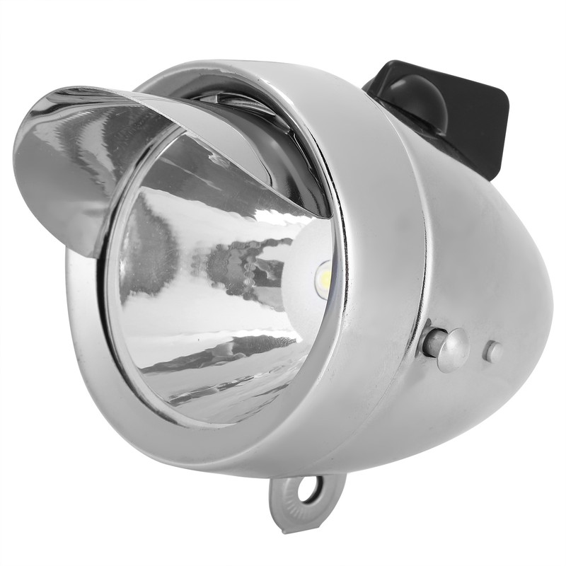 Vintage Bicycle Headlight Retro Bike LED Light Night Riding Safety