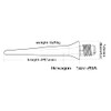 CUESOUL TOUCH-Point Short Soft Tip Dart Point 2BA, 80 Count