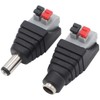 Greluma 6 Pairs 5.5mm x 2.1mm DC Power Connector Push