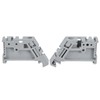 sourcing map DIN Rail Mounting Terminal Blocks End Plugs Clamp