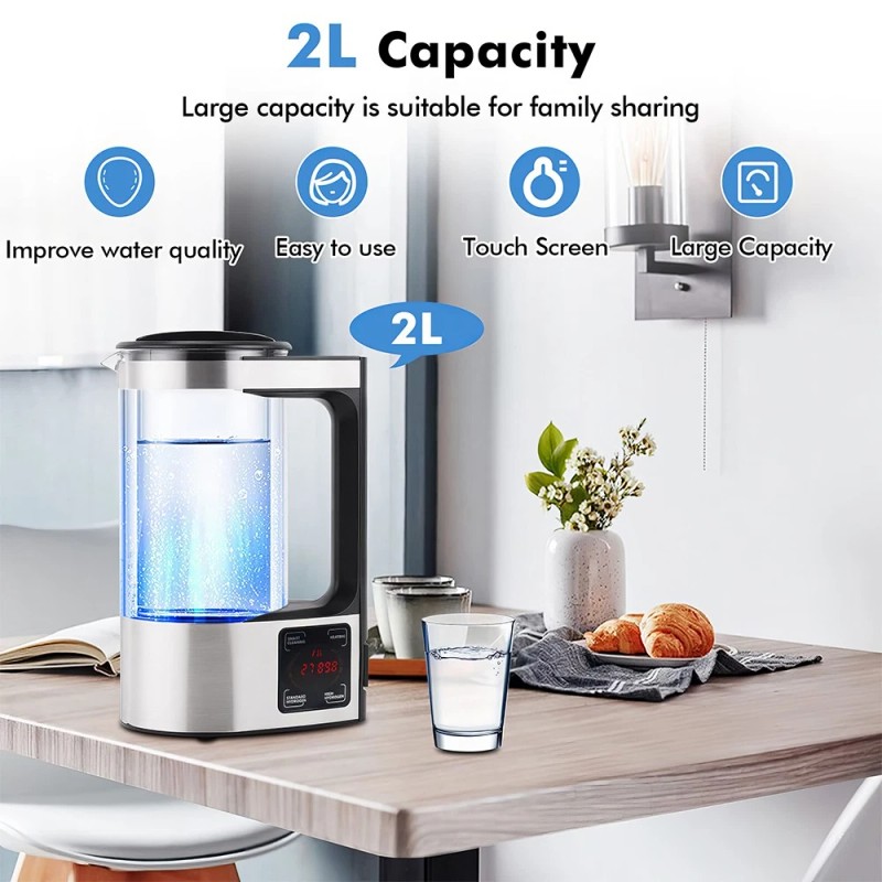 For Aqua Optima 2L Electric Hydrogen Rich Alkaline Water Ionizer