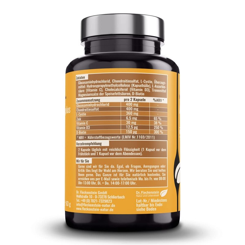 Dr. Fleckenstein Arthrobel Super Plus, Chondroitin & Glucosamine Capsules Plus