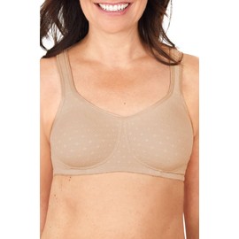 Amoena Womens Tiana Non-Wired Pocketed Mastectomy Bra - Comfortable, Wide Adjustable Straps Rose Nude 40DD