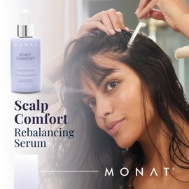 MONAT Scalp Comfort™️ Rebalancing Serum - Hydrating & Soothing for Sensitive Scalp, Naturally Derived, Lightweight Cooling Formula for Lasting Relief & Scalp Balance | 50 ml / 1.7 fl. oz