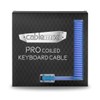 CableMod Pro Coiled Keyboard Cable (Galaxy Blue, USB A to