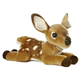 Aurora® Adorable Miyoni® Fawn Stuffed Animal - Lifelike Detail - Cherished Companionship - Brown 11 Inches